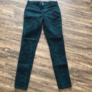Calvin Klein Jeans emerald green/black skinny jeans